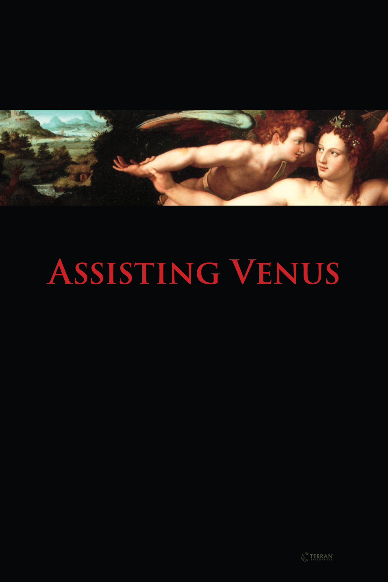 Movie poster for Assisting Venus featuring a classical painting of Venus and Cupid